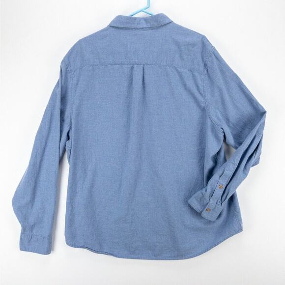 Lucky Brand Men’s 2XL Blue Soft Cotton Long Sleeve Button Down Casual Everyday - Picture 12 of 14